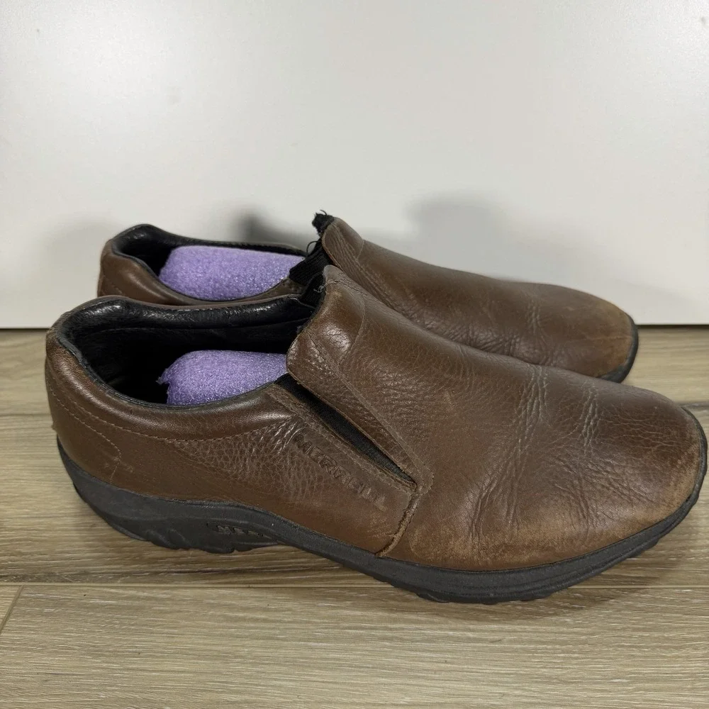 Merrell Jungle Moc Leather 2 J84987 Shoes Men's 11.5 Espresso Slip-on Comfort